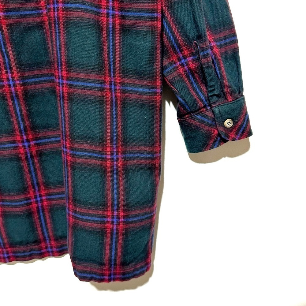 Revolve Lovers And Friends Gela Oversized Top Shirt In Green Plaid Size S - Picture 10 of 13